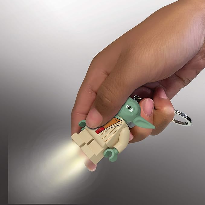 IQ Lego Star Wars Yoda LED Keychain Light - 2.25