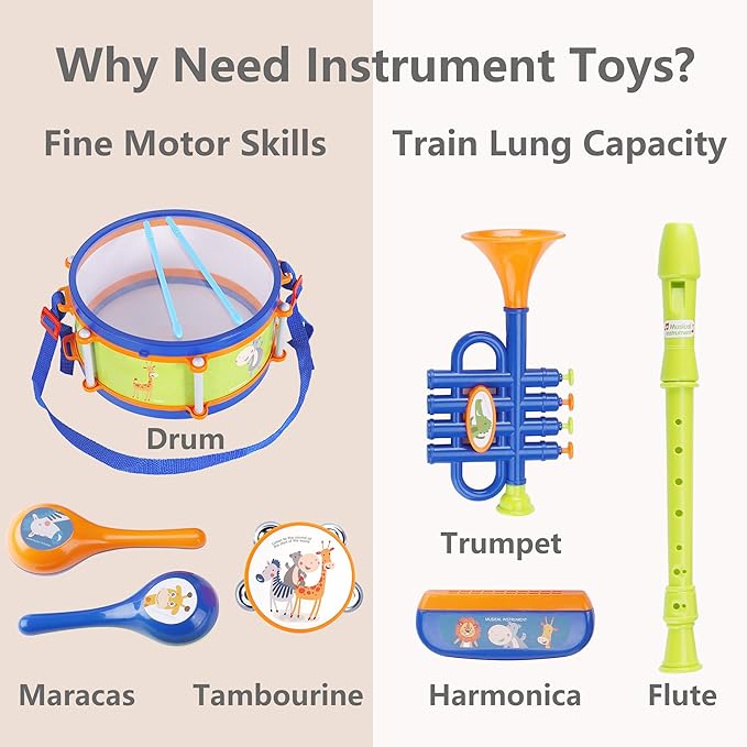 iPlay, iLearn Toddler Musical Instruments Toys 18 Months 2 3 4 5