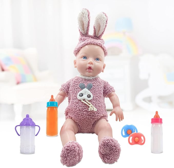 Doll Bottle Set, Baby Doll Disappearing Magic Bottles - 3.4 3.4 in
