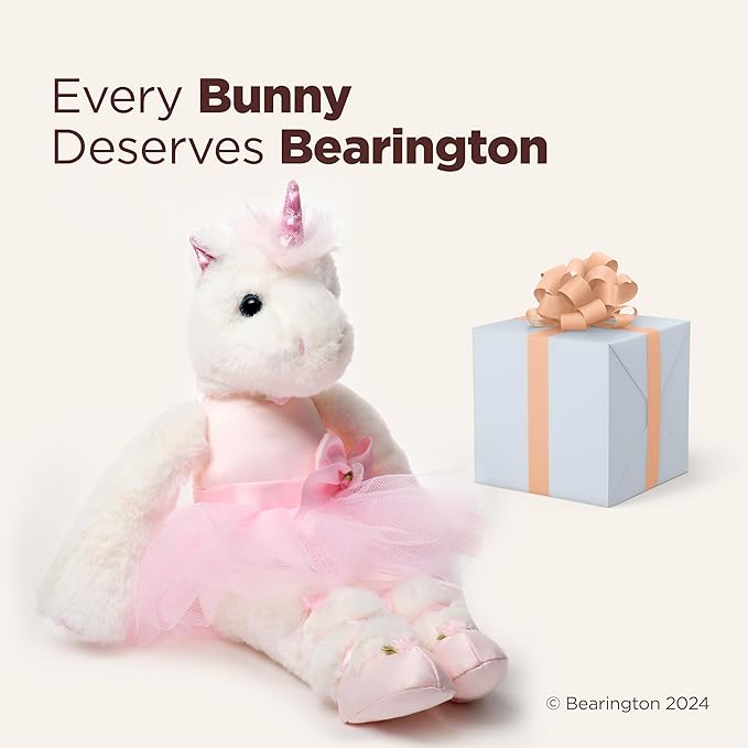 Bearington Dreamer Ballerina 14 Inch Ballerina Doll - Unicorn Stuffed Animals for Girls