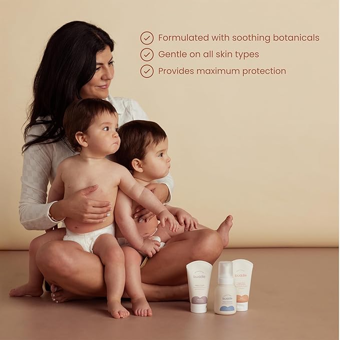 Diaper Rash System - Foaming Cleanser, Diaper Rash Paste & Diaper Cream Bundle 3 pc