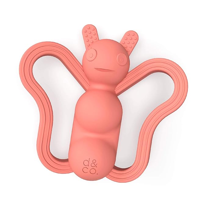 Doddle & Co. The Chew Butterfly Teether with Poppable Bubbles | Toddler Teething Fidget Toy for Baby 1