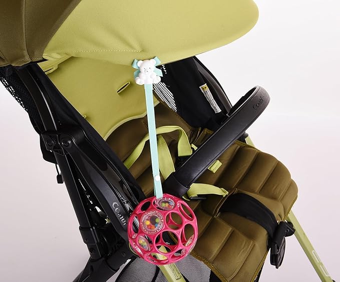 Baby Buddy Pacifier Clip Holder, Newborn Essential with Universal Fit for all Binky and Teether Brands 4+ Months, 2 Pack