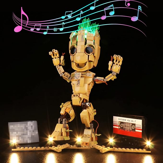 BrickBling LED Light Kit for Lego 76217- Newest Music Version,