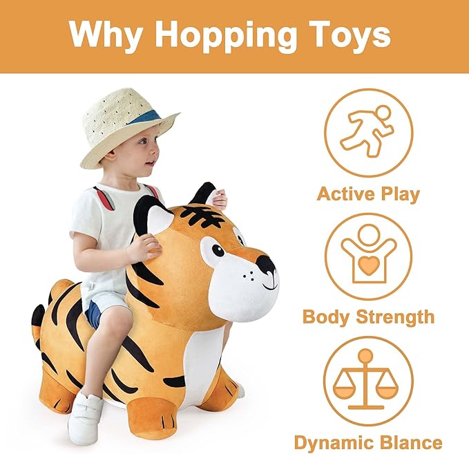 iPlay, iLearn Bouncy Pals Tiger Hopper Toy 2 3 4 5 6 Year