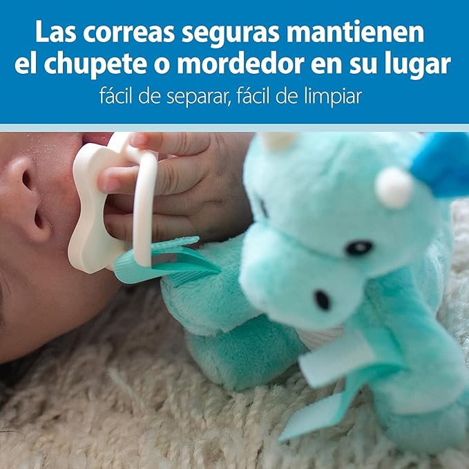 Dr. Brown's Lovey Pacifier and Teether Holder, 0 Months Plus