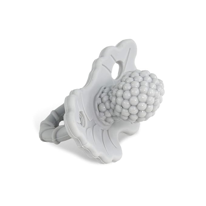 RaZbaby RaZberry Silicone Baby Teether Toy - Berrybumps Soothe Babies Sore Gums