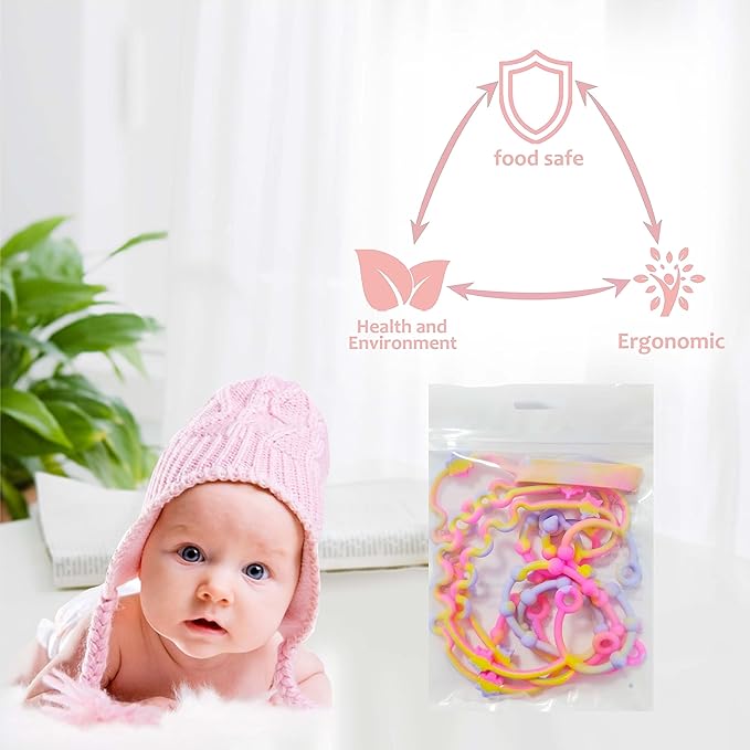 Toy Straps for Baby,RTMOK Silicone Setpacifier Clip