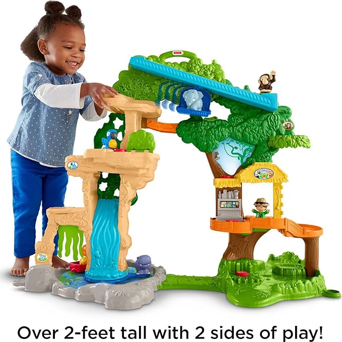 Fisher-Price Little People Toddler Toy Share & Care Safari 2-Ft 7 Figures 1+ years