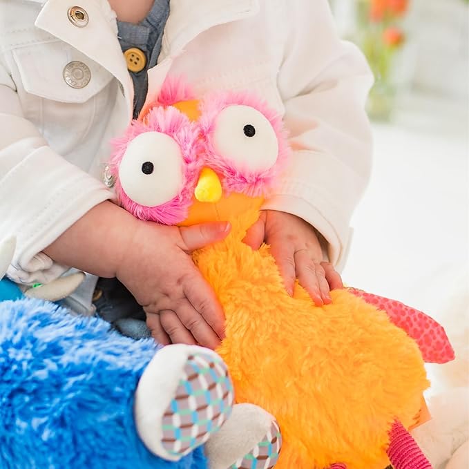 & Toddler Plush Soft Bean Bag Toy with Full Color