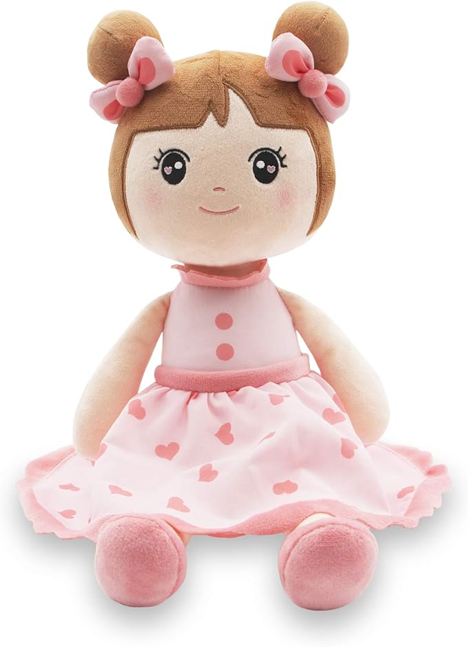 Maxshop 17'' Plush Dolls Baby Girl Toy Gifts Stuffed Doll