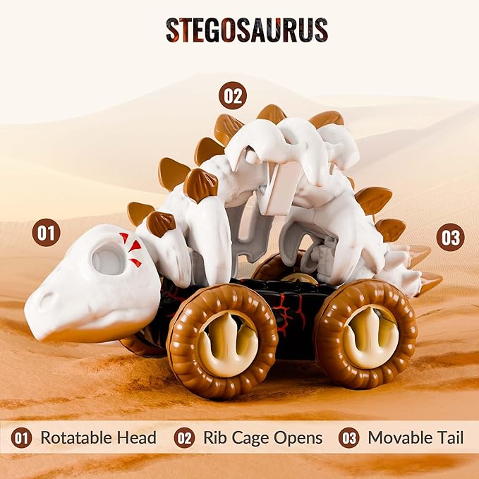 iPlay, iLearn ππππ πππ Dinosaur Monster Truck Toys for Toddlers 1-3 2-4 Year, 12 18 24 Month