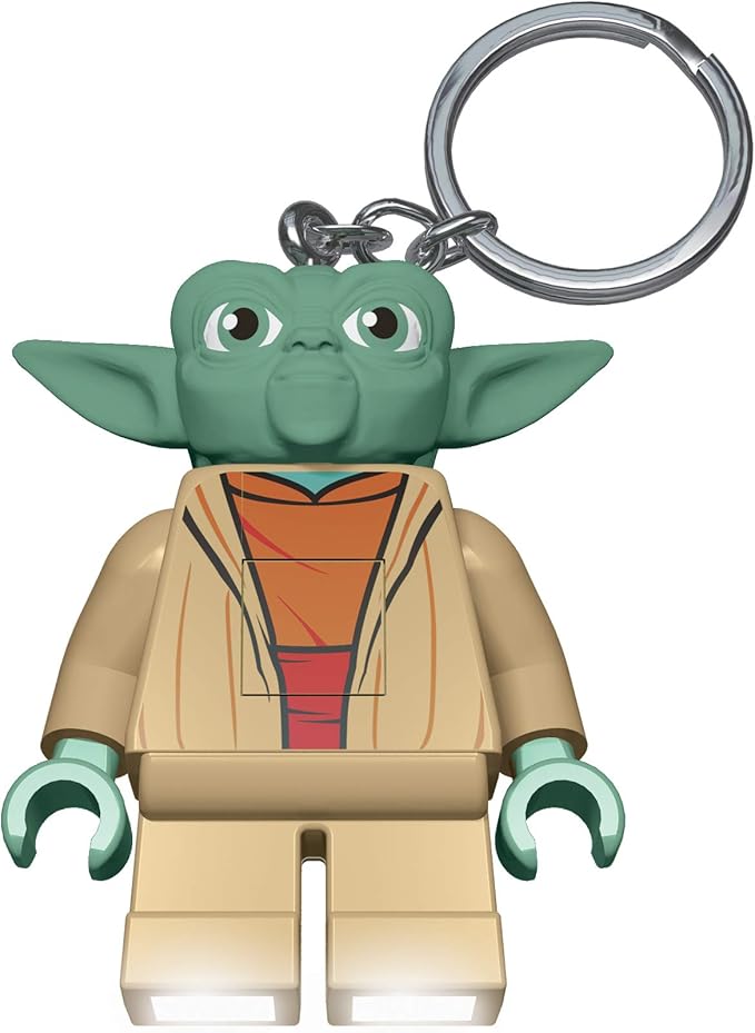IQ Lego Star Wars Yoda LED Keychain Light - 2.25