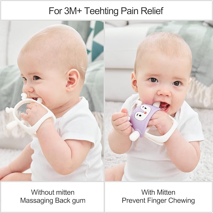 Smily Mia Baby Teething Toy |Penguin Teether for 0-6Months 3m+, Soft