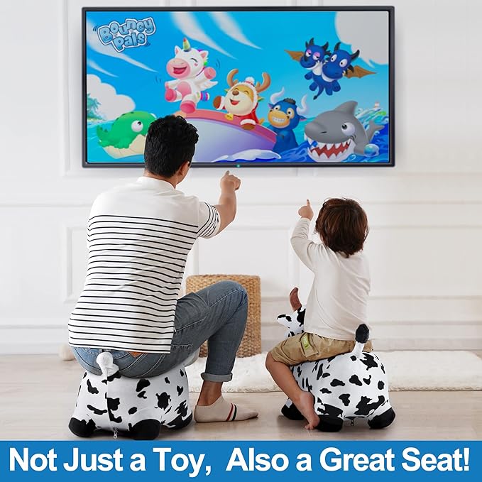iPlay, iLearn Bouncy Pals Cow Hopping Horse 18 Months 2 3 4 5