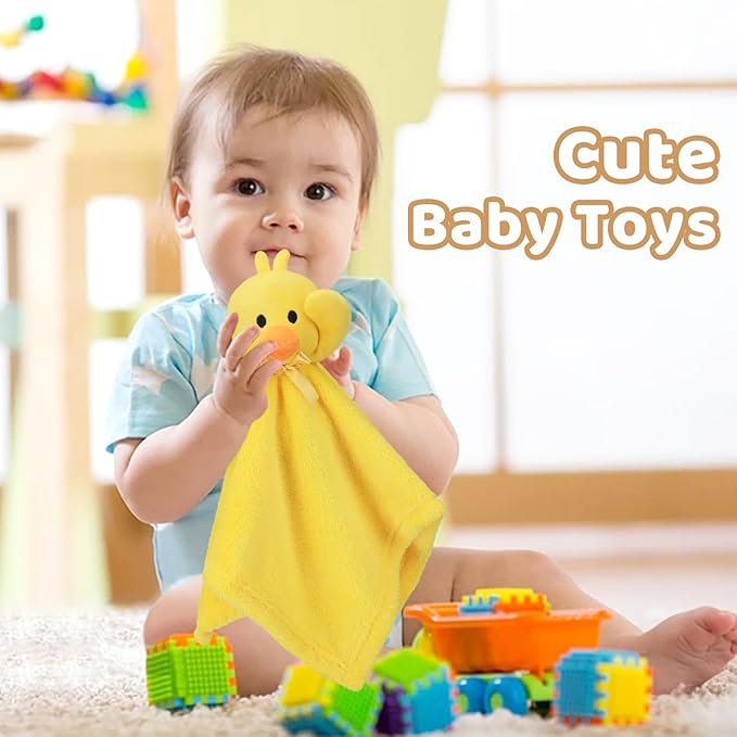 Pro Goleem Duck Security Blanket Soft Yellow Baby Lovey Unisex 16 Inch