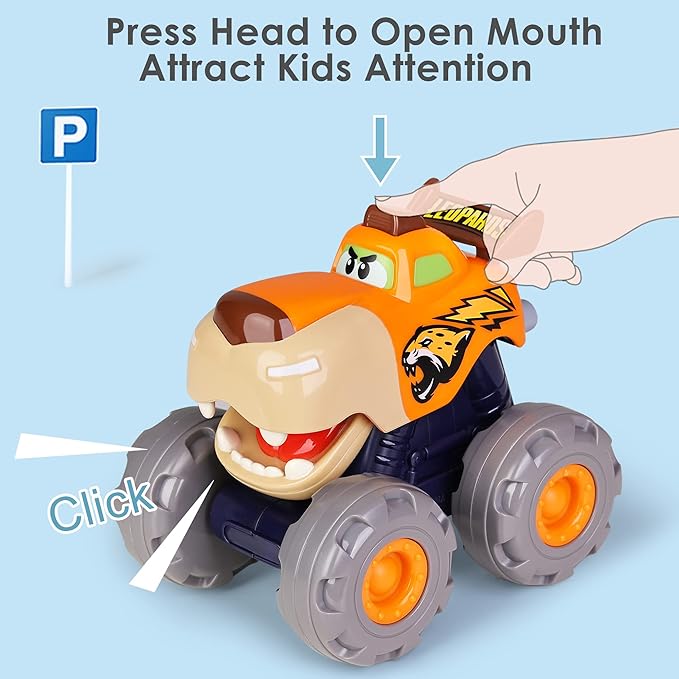 iPlay, iLearn Toddler Monster Truck Toys 1 2 3 Year 12 18 24 Month