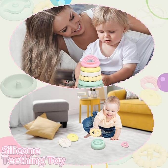 Baby Teething Toy, Silicone Teething Toys