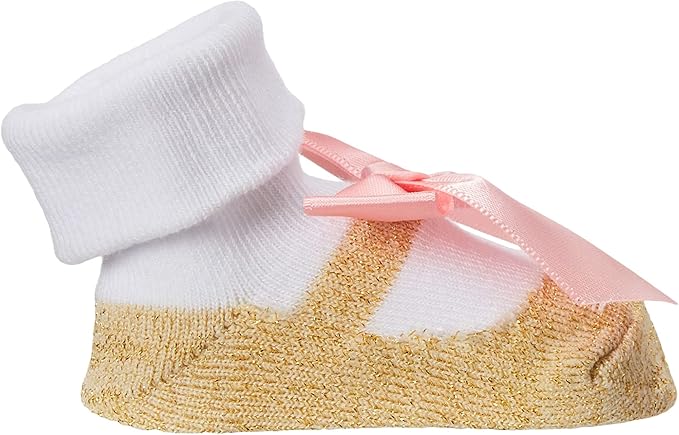 Hudson Baby Girl's Headband and Socks Giftset