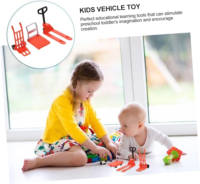 1 Set Traffic Toys Tools Model Forklift Model Auto Mini