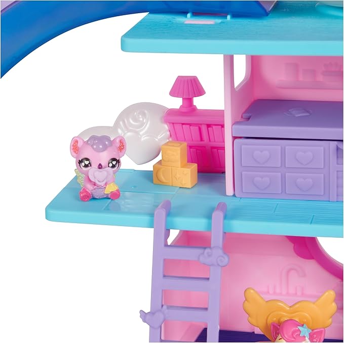 Hatchimals Alive, Hatchi-Nursery Playset Toy with 4 Mini Figures in Self-Hatching Eggs 13 Accessories, 3 and 4)