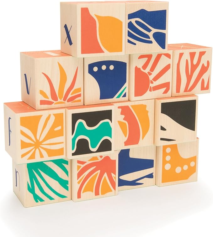 Uncle Goose Ocean Blocks - Made in The USA