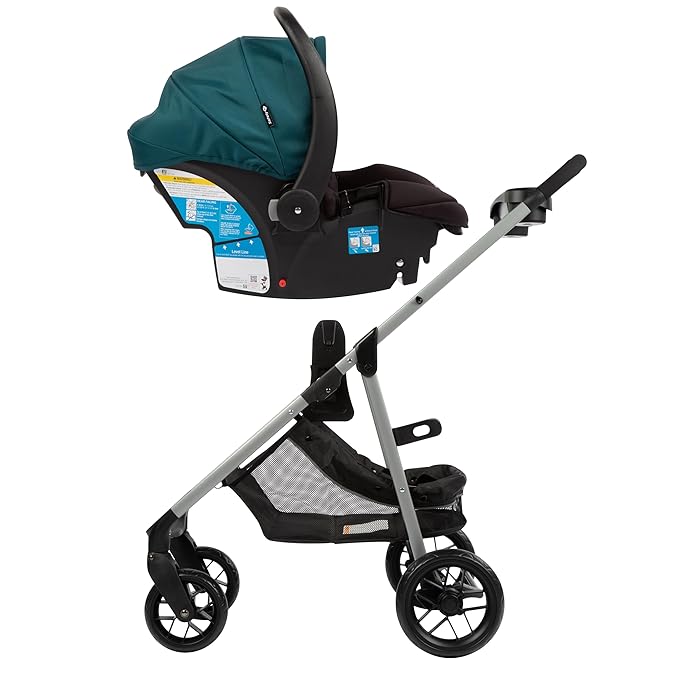 Safety 1st Grow and Go Flex 8-in-1 Car Seat Stroller Combo, Baby Stroller Travel Systems for Infants 4-30 lbs, Stroller and Carseat Combo Set, Forest Tide