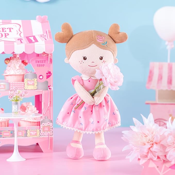 Onetoo Soft Baby Doll for Girls First Baby Doll Plush 14"(Milly Series)