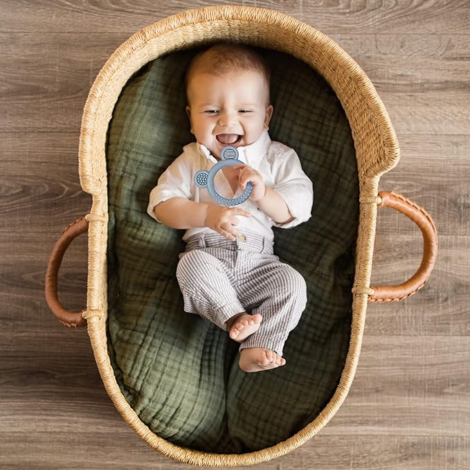 Baby Teething Toys for Babies 0-6 Months Set of 3, Baby Toys 6 to 12 Months
