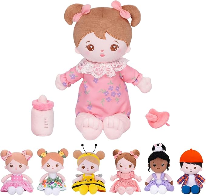 OUOZZZ Soft Baby Doll for Girls - My First Baby 13"