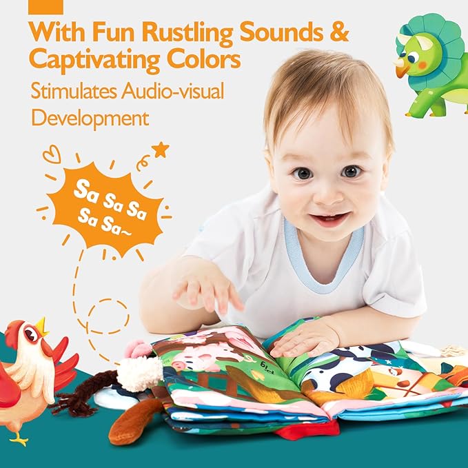 Baby Books 0-6 Months - 2PCS 0-6 Months 0-6-12 Months,