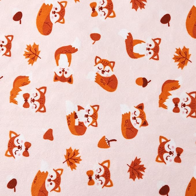 DaysU Silky Micro Soft Plush Baby Blankets Unisex with Print Animal Pattern and Soothing Raised Dots, Double Layer Bed Throws for Baby Crib 30x40 Inches