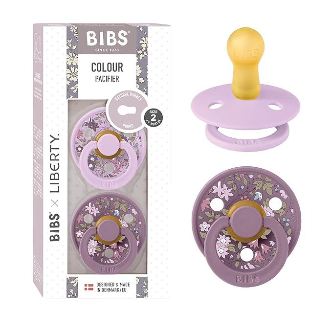 BIBS Liberty Pacifier | 2 Colour Natural Rubber Latex Soothers
