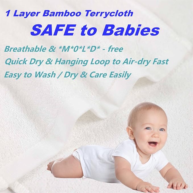 Baby Washcloths 12 Pack, 10x10 inch Heavenly Soft Wash Cloths for Face and Body