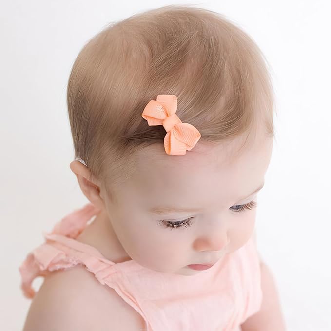 CLLOT 50PCS 2inch Baby Hair Clips - Fully Lined Baby 25 Colors