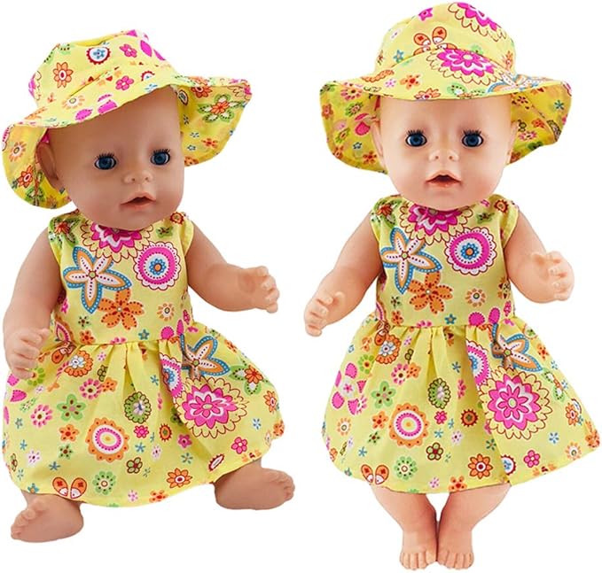 SOTOGO 20 Pieces Baby Doll Care Set Doll Feeding and