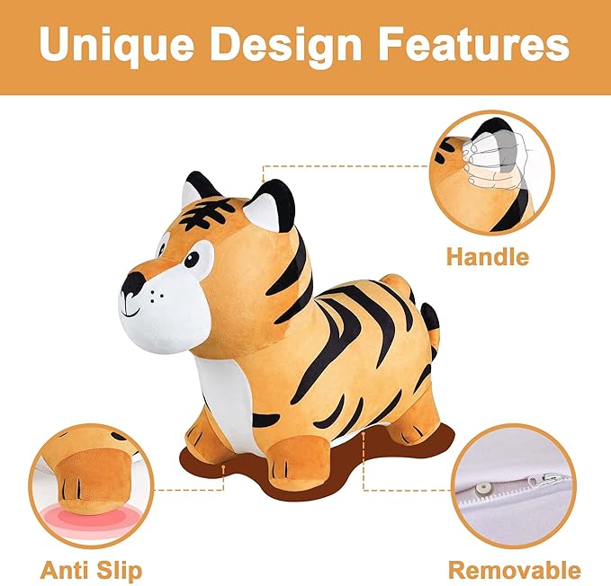 iPlay, iLearn Bouncy Pals Tiger Hopper Toy 2 3 4 5 6 Year