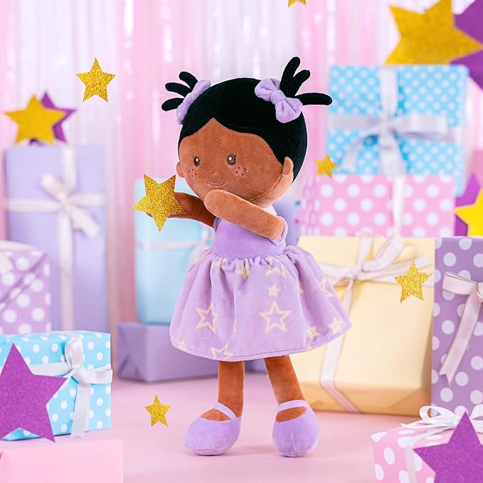 Onetoo First Baby Doll Plush Rag Doll Sleeping Cuddle Buddy 14"(Milly Series)