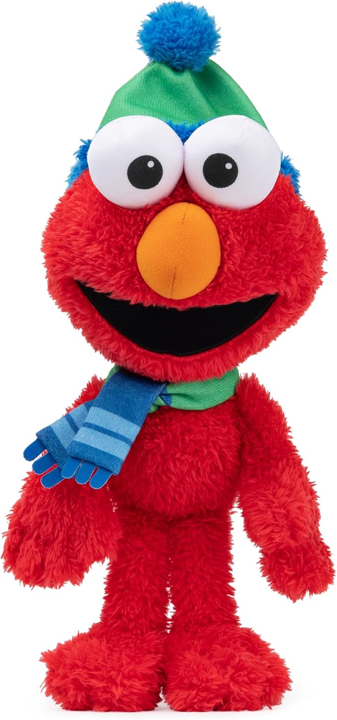 GUND Sesame Street Official Elmo Nutcracker Muppet Plush, Premium Plush Toy for Ages 1 & Up, Red, 13”