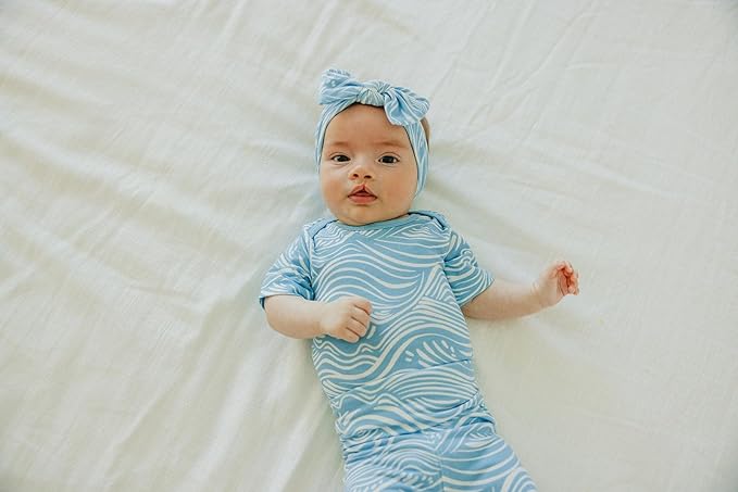 Copper Pearl Baby Bows: Stylish Headbands for Baby Girls, Premium Soft and Stretchy Baby Headbands