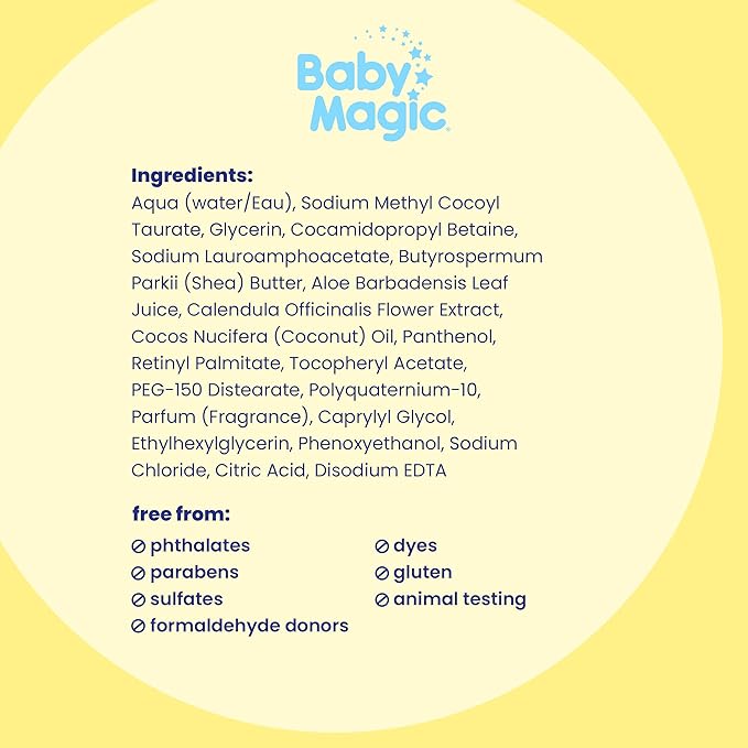Baby Magic Moisturizing Hair & Body Wash, 30 Fl Oz
