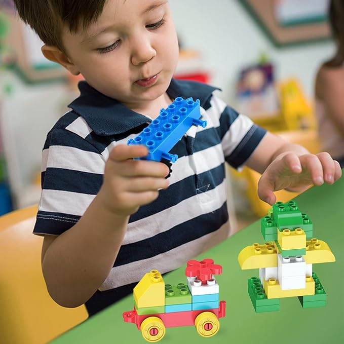 Cutedeer 258 Piece Classic Big Building Blocks Set for Kids