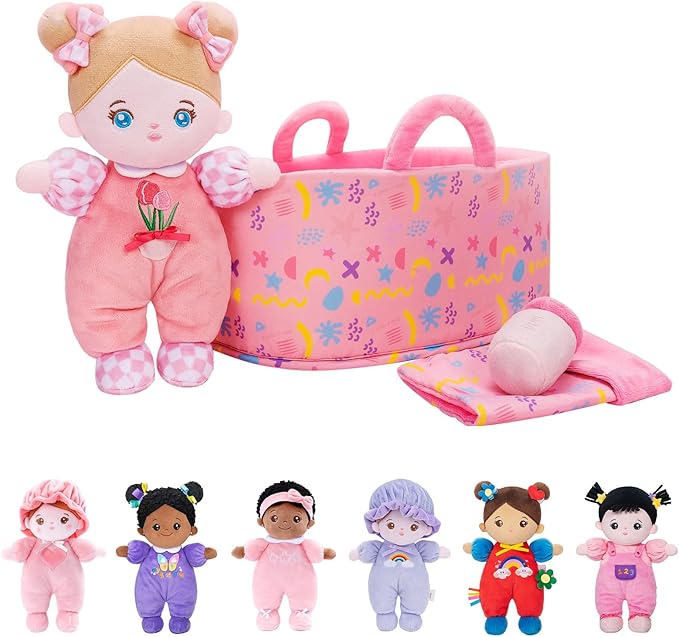 OUOZZZ 10" Soft Baby Doll Gift Set - First Baby