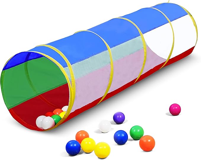 Hide N Side 6ft Crawl Through Play Tunnel Toy, Pop