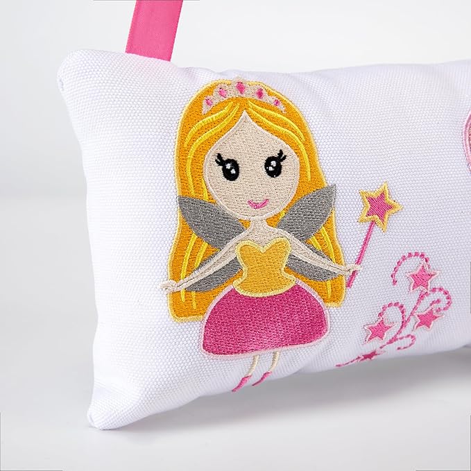 Tooth Fairy Pillow with Pocket for Girls and Boys Kids 8.6 x 4.8 inches