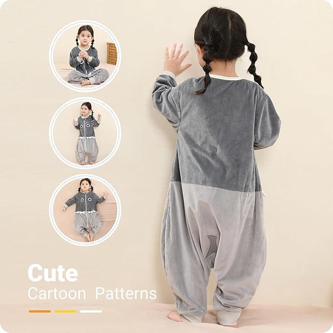Baby Sleeping Sack Sleeveless, Toddler Sleeping Bag with Legs
