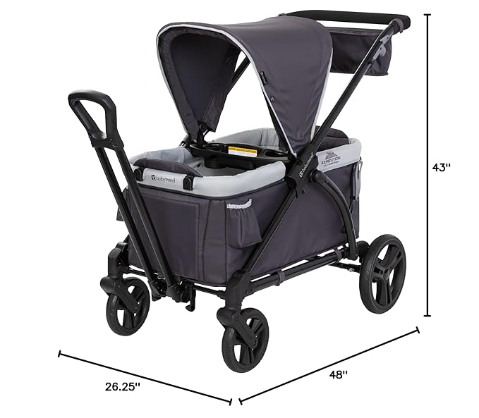 Baby Trend Expedition Stroller Wagon, Liberty Midnight