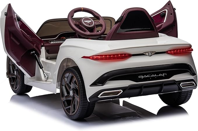 Hetoy Kids Ride On Car, Licensed Bentley Bacalar 12V Electric Vehicles w/Parent Remote Control 3 Speeds,