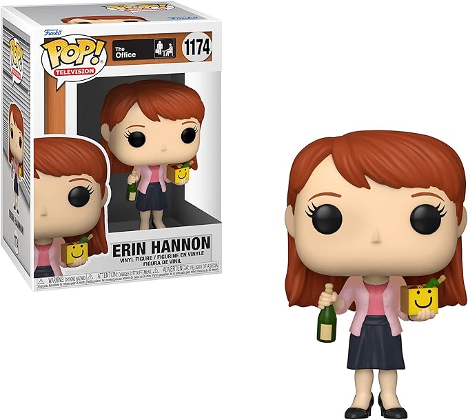 Funko TV: POP! The Office Collectors Set 4 - Erin with Happy Box & Champagne, Kevin as Dunder Mifflin Superhero, Oscar with Scarecrow Doll