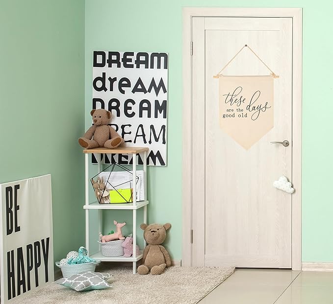 Inspirational Vintage Flag Decor-These Are The Good Old Days-Positive Home